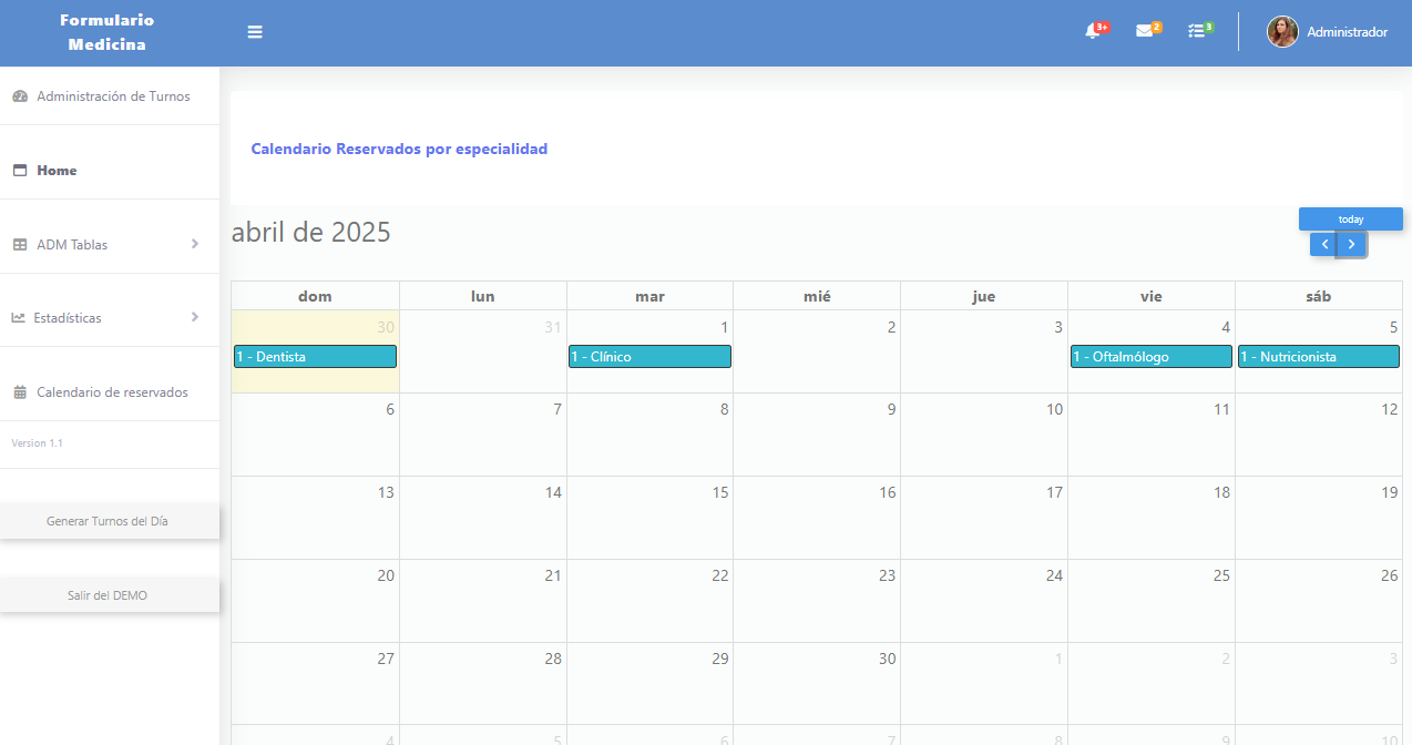calendario salud