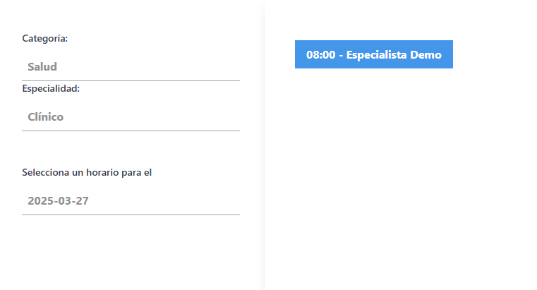 horario salud
